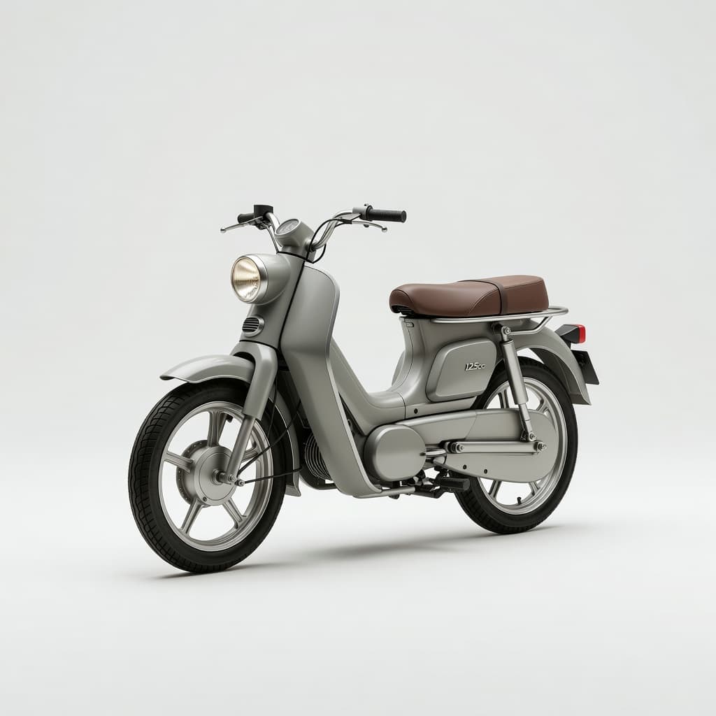 Retro Style 125cc Moped